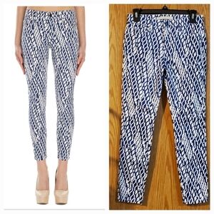 Joe's The High Water geometric print cropped jeans